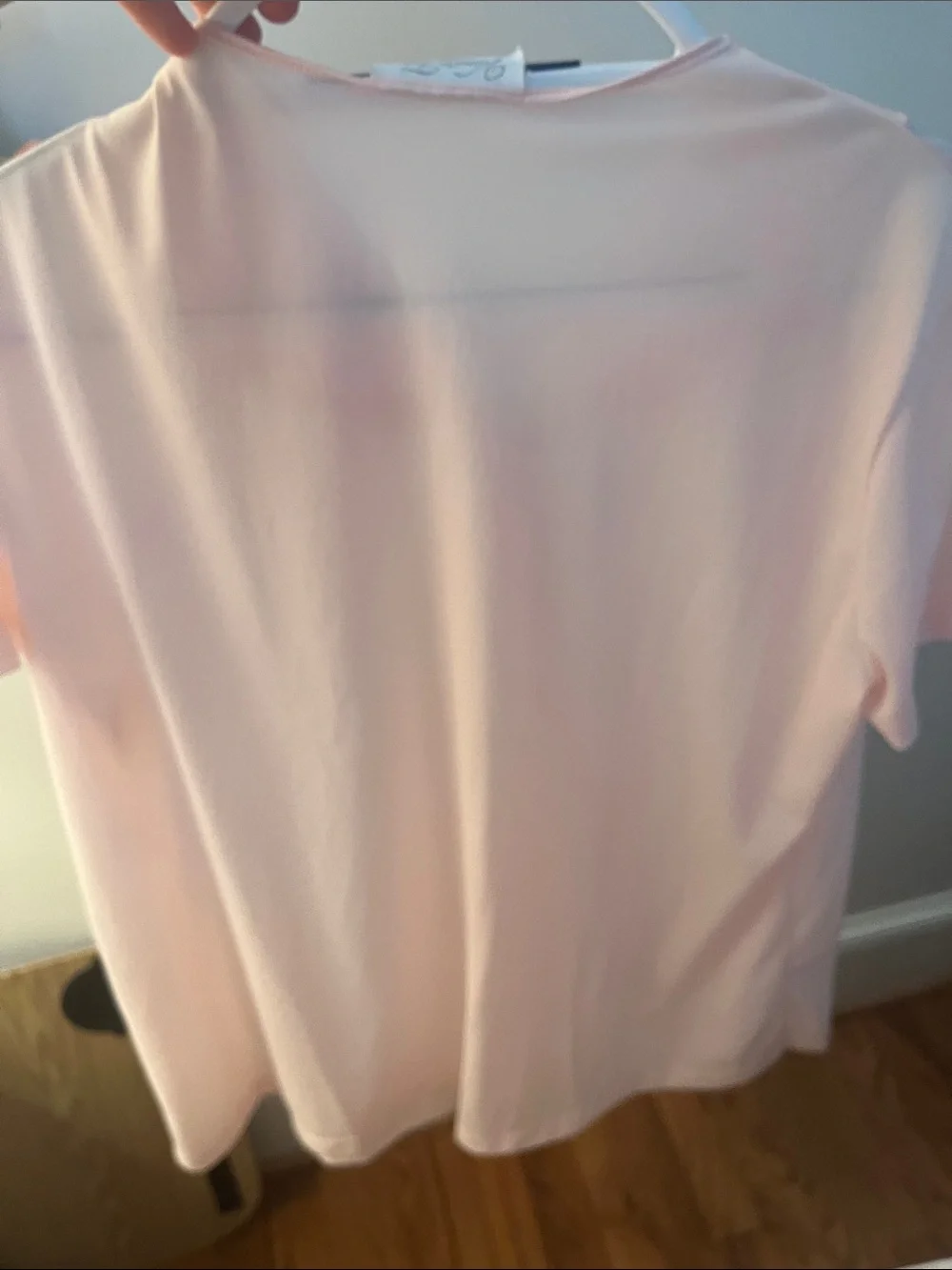 Vanity Fair Pale Pink Ladies Pajama top! Size Large
